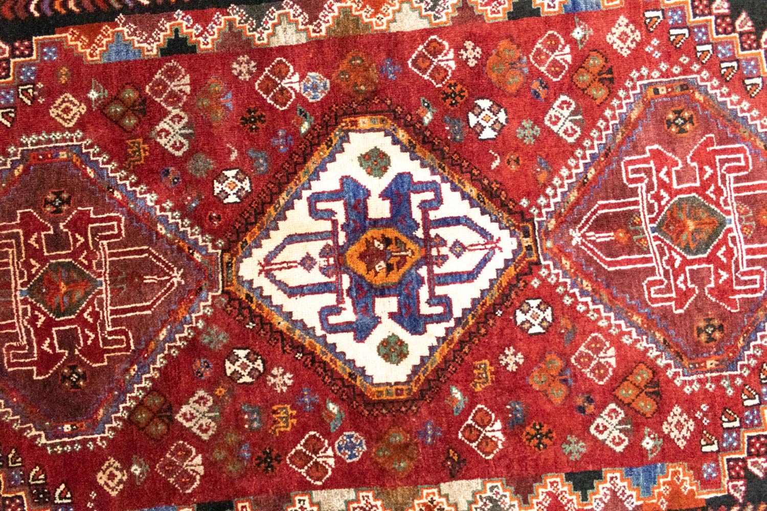 Perserteppich - Nomadic 170 x 114 cm - rot