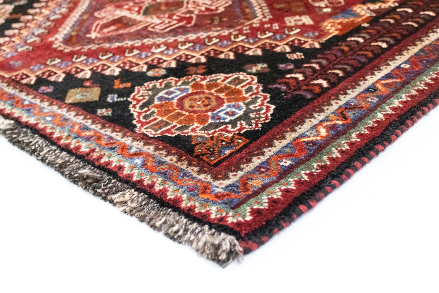 Perserteppich - Nomadic 170 x 114 cm - rot