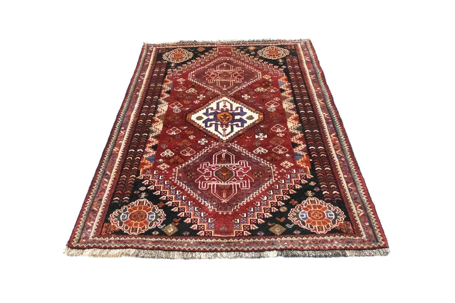 Perserteppich - Nomadic 170 x 114 cm - rot