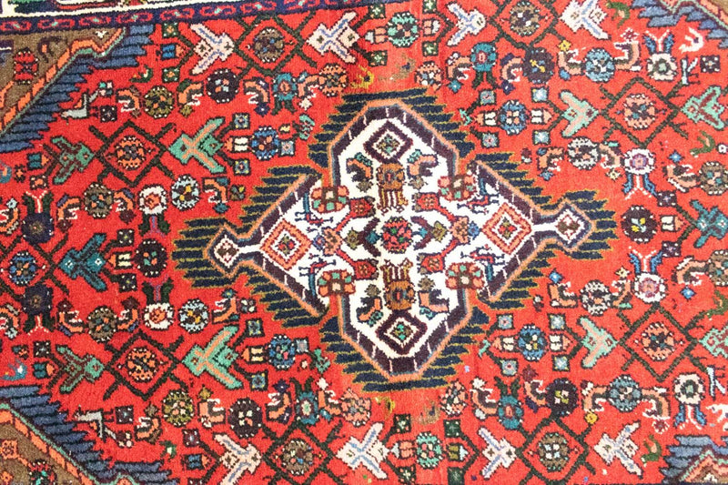 Perserteppich - Nomadic 122 x 85 cm - rot