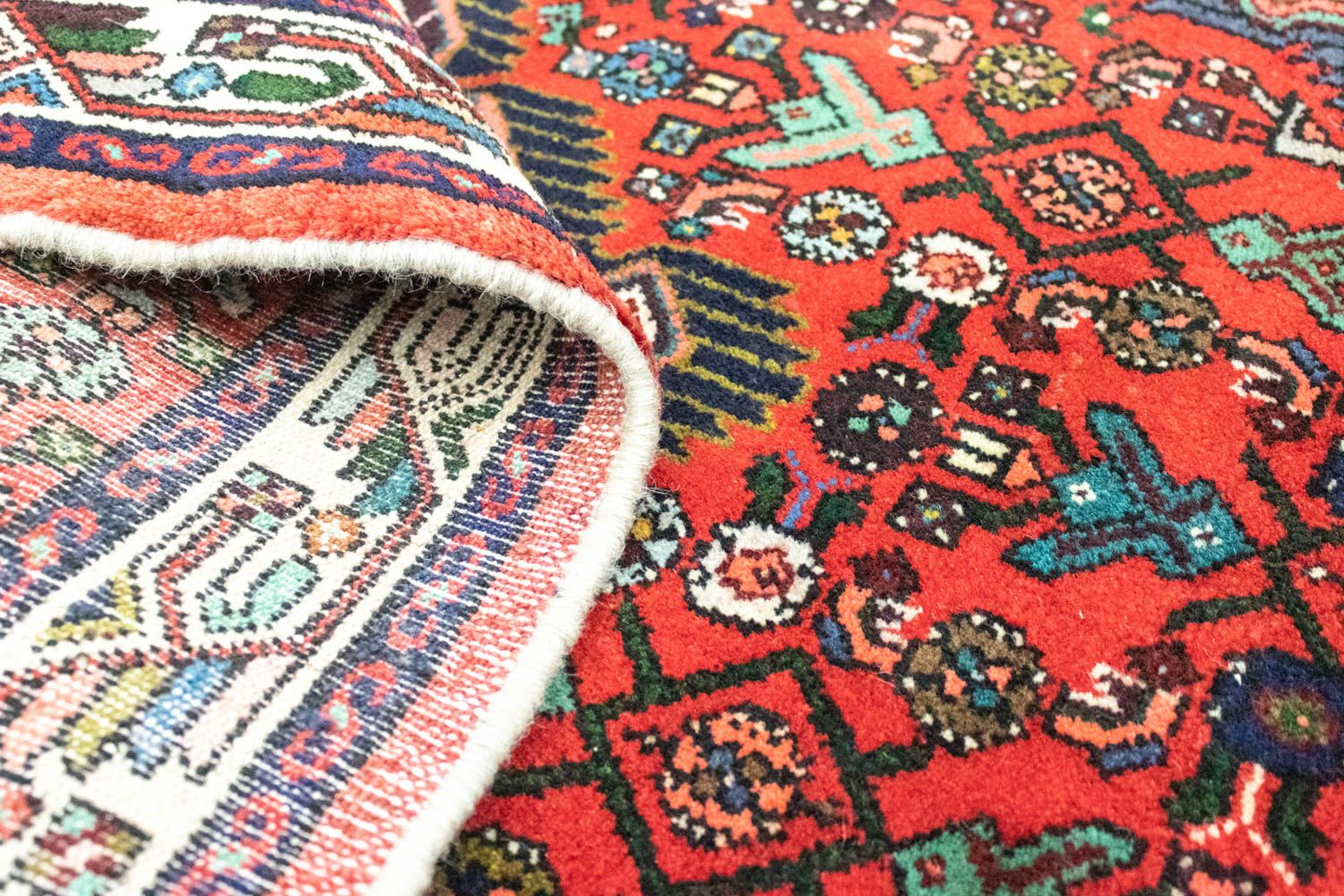 Perserteppich - Nomadic 122 x 85 cm - rot