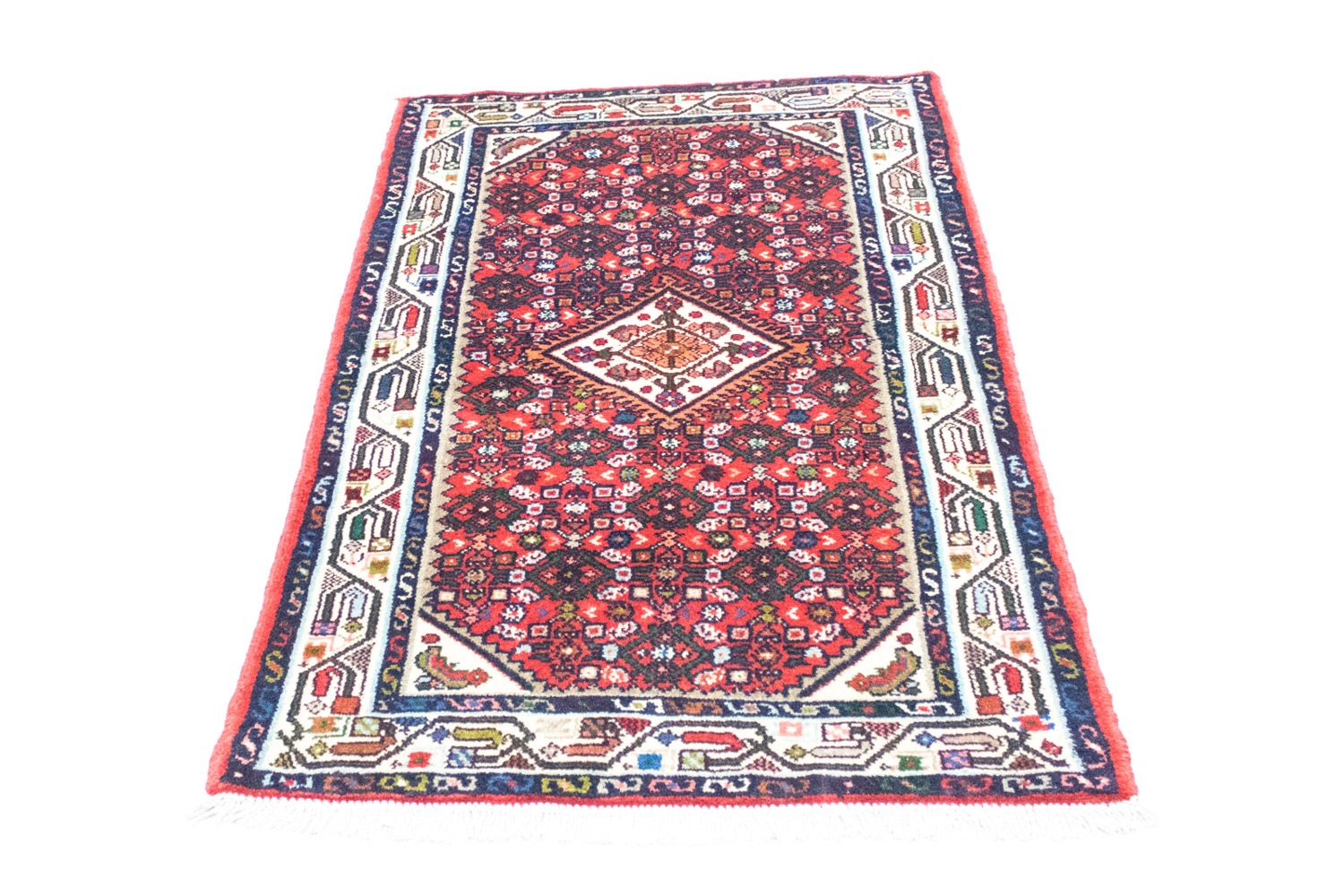 Perserteppich - Nomadic 135 x 85 cm - rot