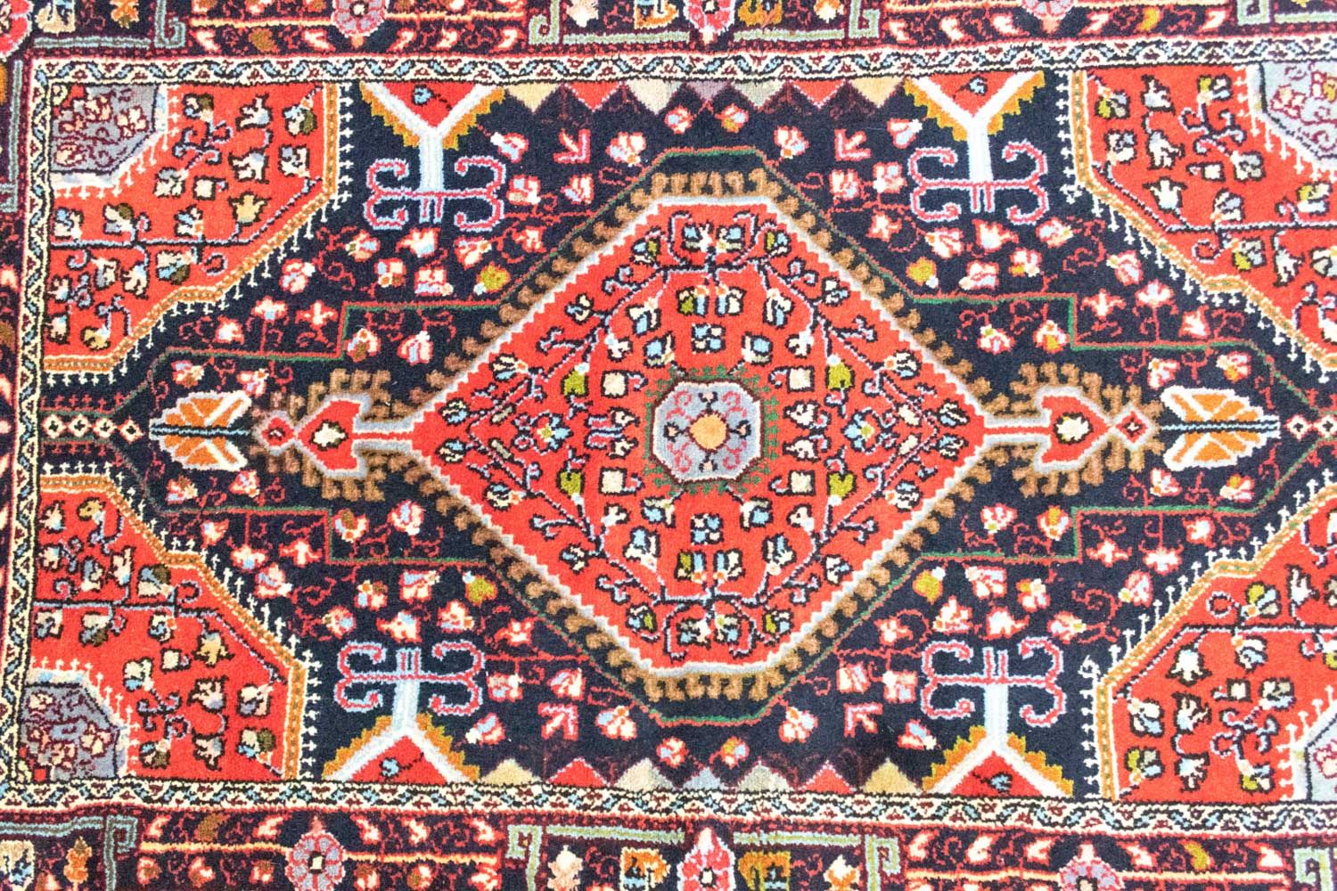 Perserteppich - Nomadic 130 x 85 cm - blau