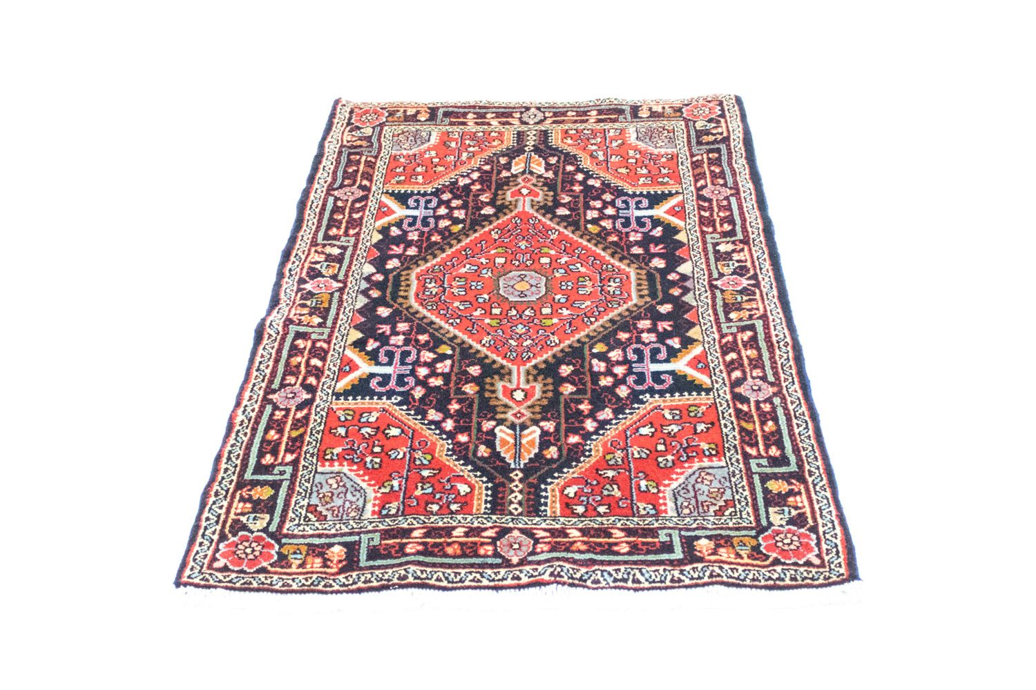 Perserteppich - Nomadic 130 x 85 cm - blau