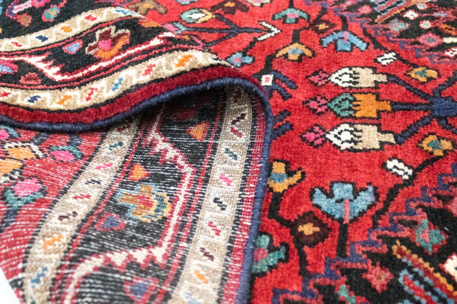 Perserteppich - Nomadic 133 x 85 cm - rot