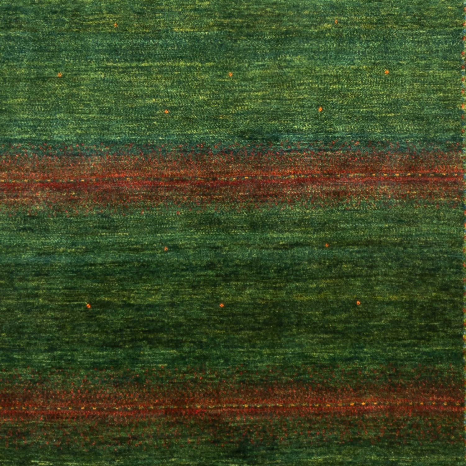 Gabbeh Teppich - Loribaft Perser - 245 x 175 cm - grün