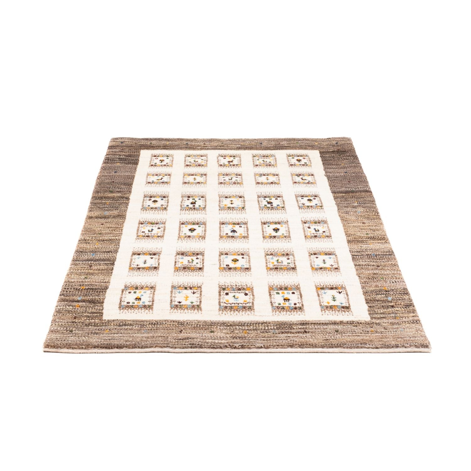 Gabbeh Teppich - Loribaft Perser - Royal - 164 x 101 cm - natur