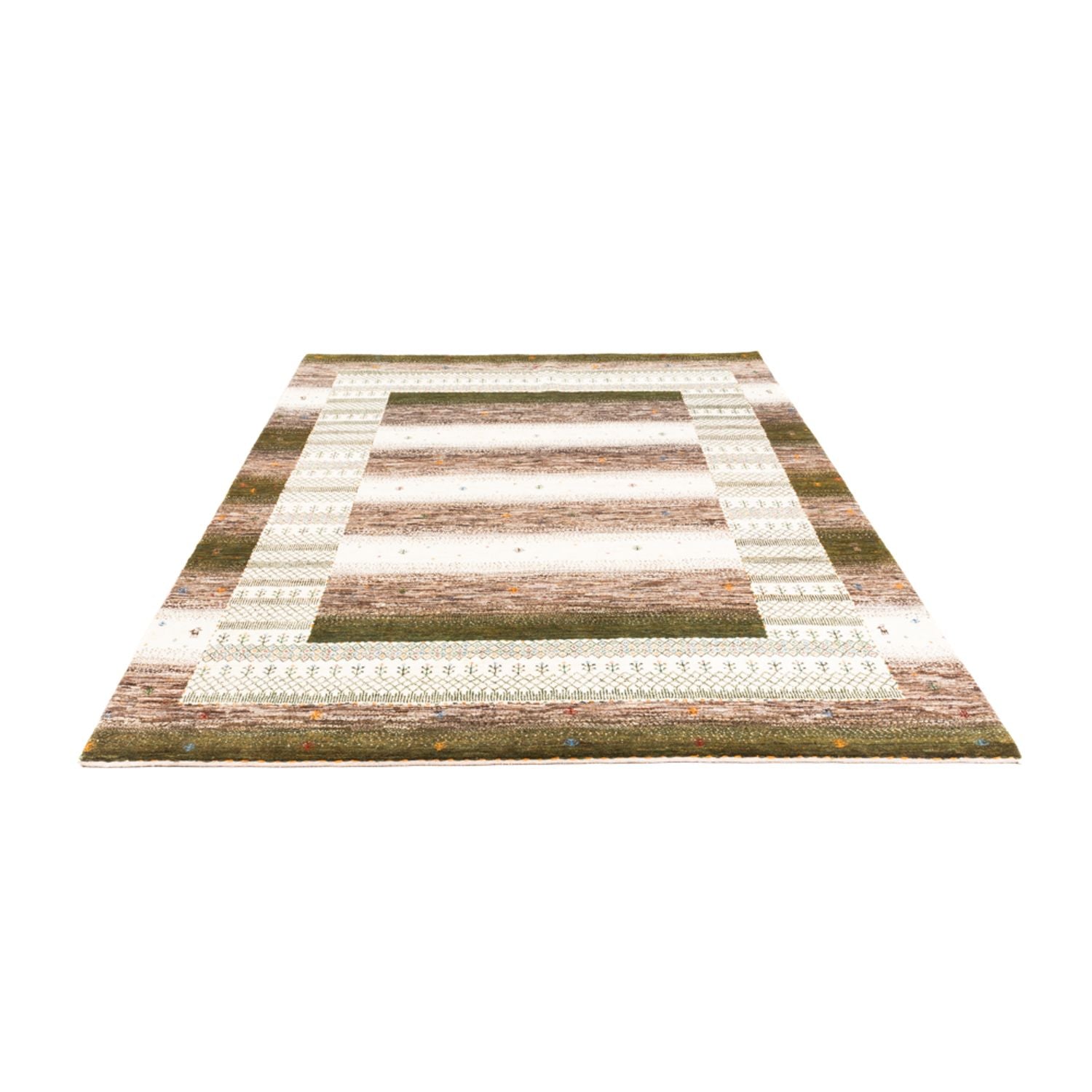 Gabbeh Teppich - Loribaft Perser - 239 x 172 cm - natur