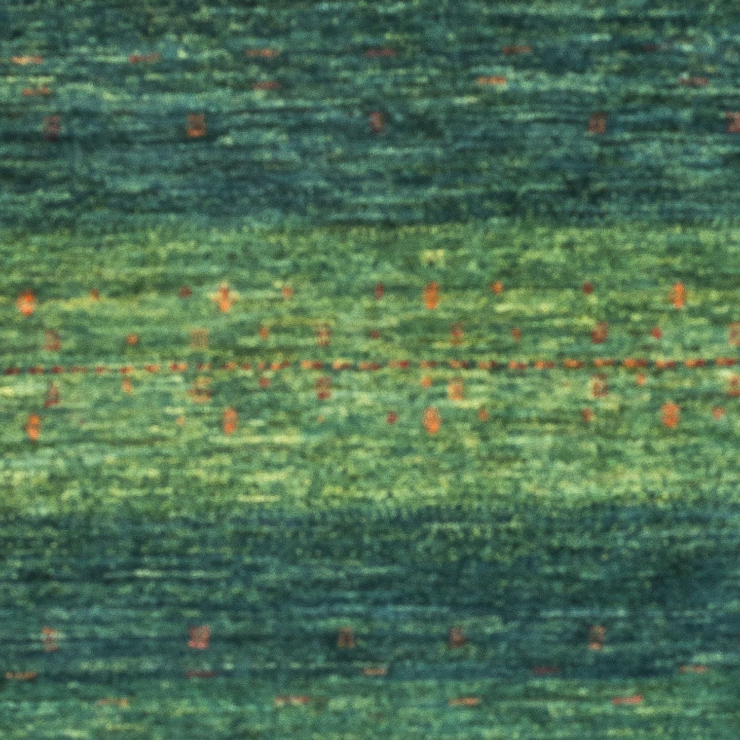 Gabbeh Teppich - Loribaft Perser - 152 x 107 cm - grün