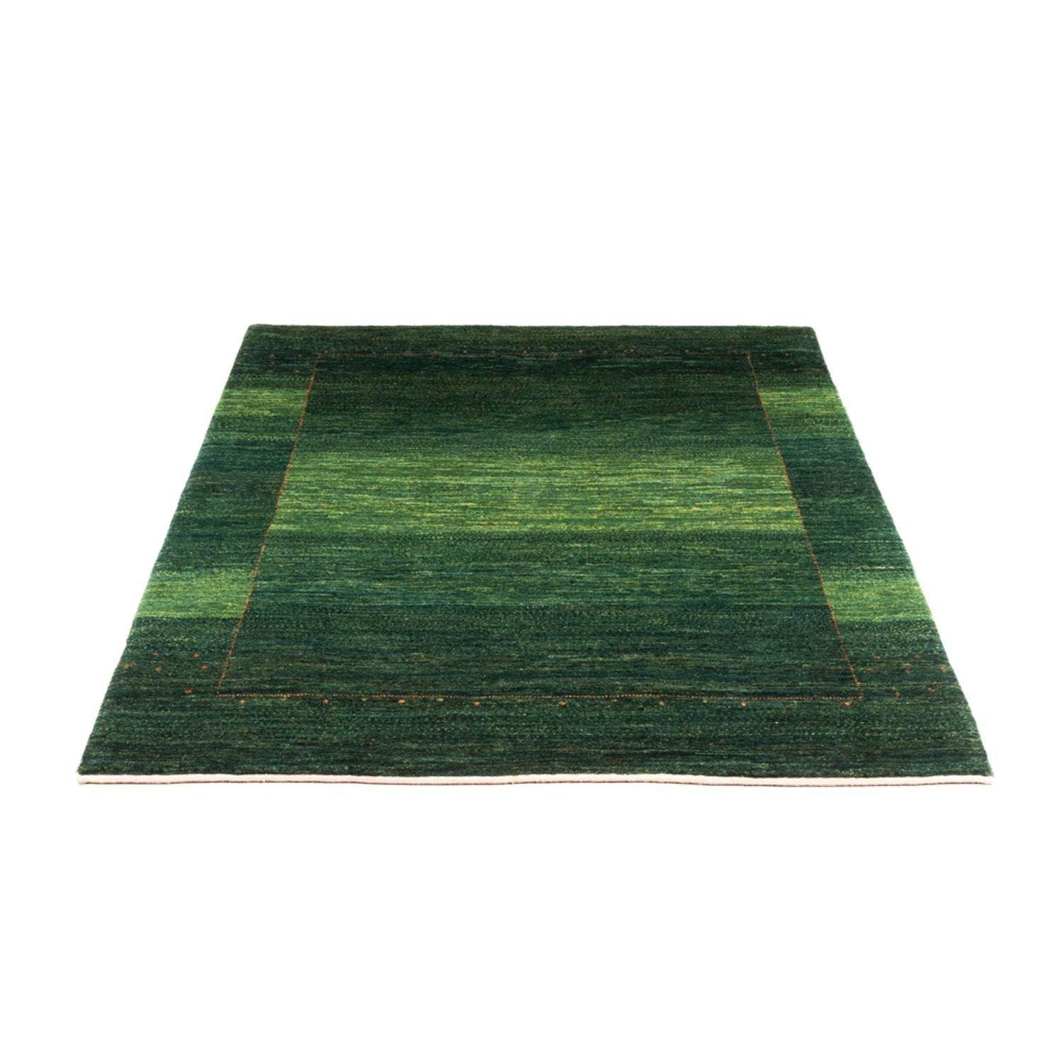 Gabbeh Teppich - Loribaft Perser - 170 x 110 cm - grün