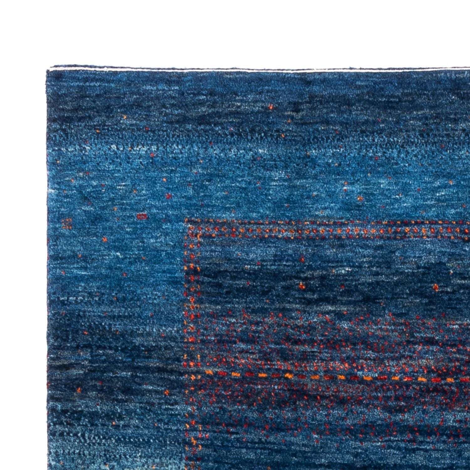 Gabbeh Teppich - Loribaft Perser - 190 x 128 cm - blau