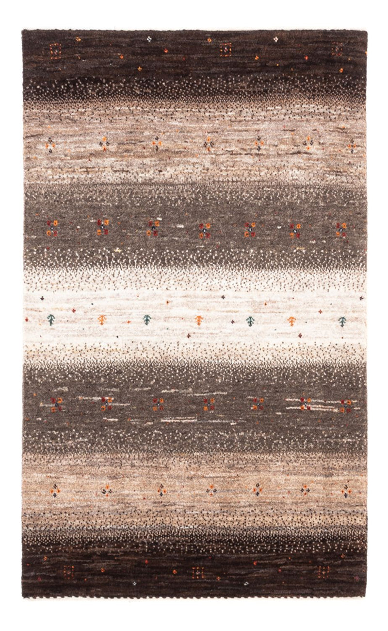 Gabbeh Teppich - Loribaft Perser - 127 x 82 cm - grau