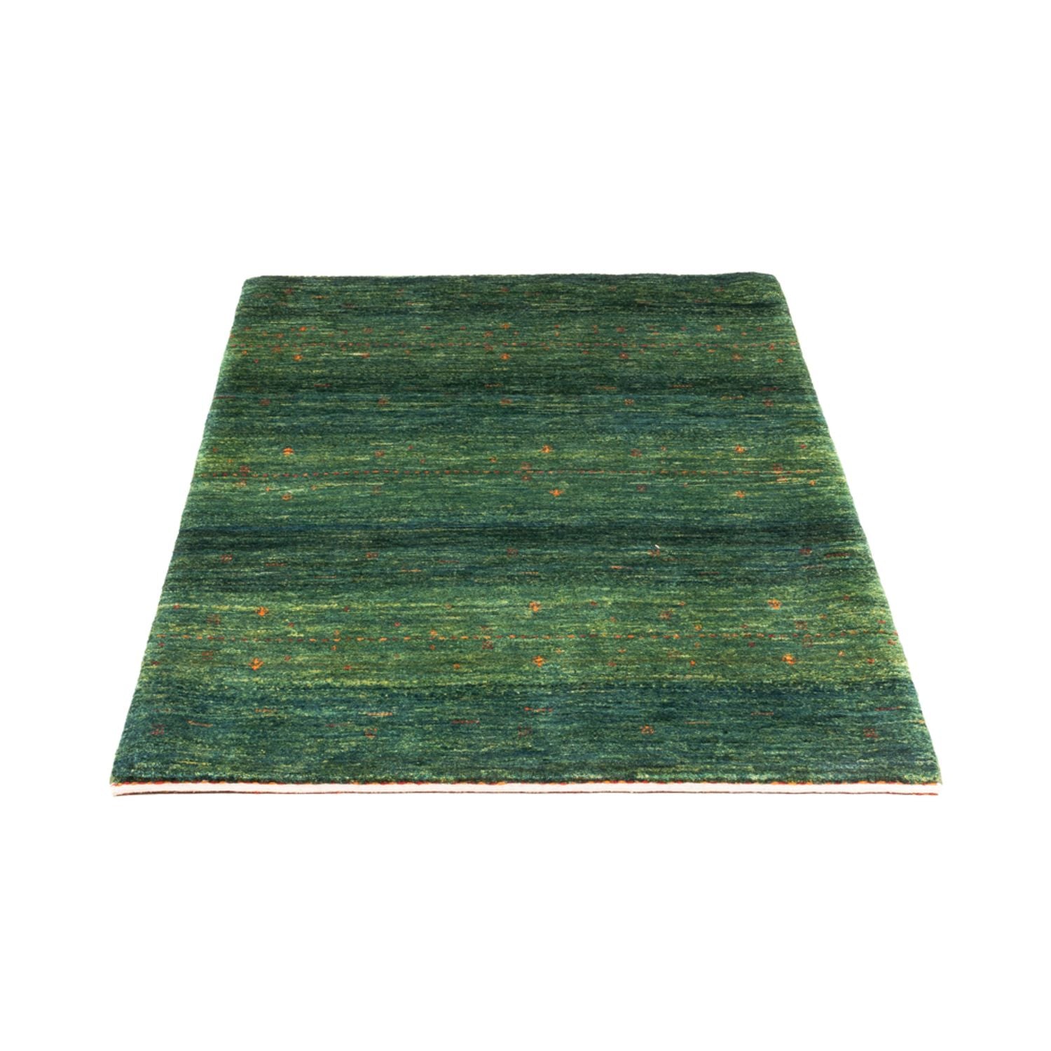 Gabbeh Teppich - Loribaft Perser - 133 x 84 cm - grün
