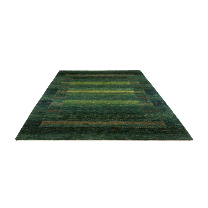 Gabbeh Teppich - Loribaft Perser - 314 x 233 cm - grün