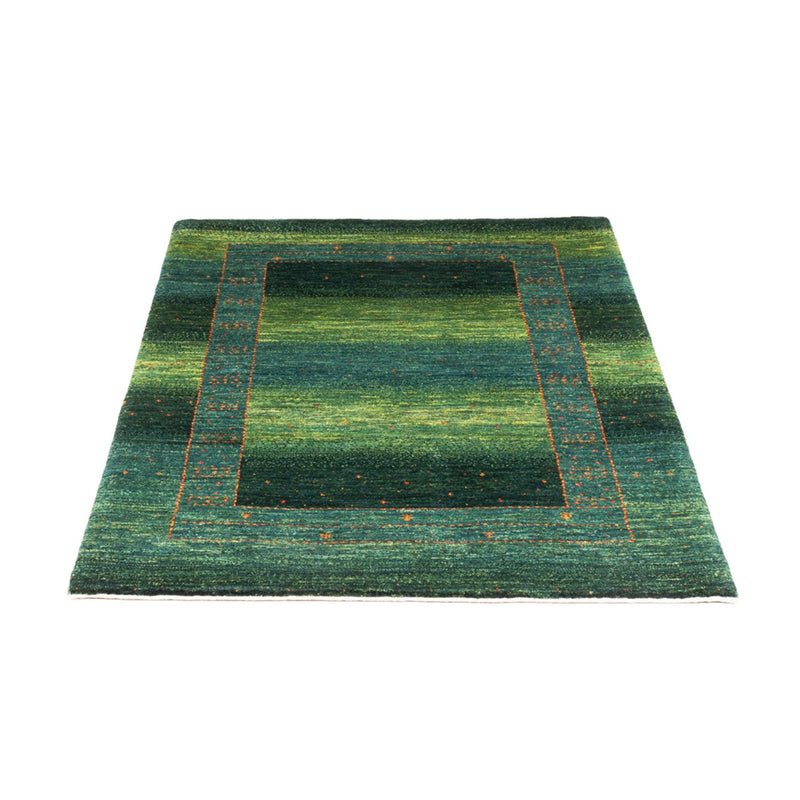 Gabbeh Teppich - Loribaft Perser - 147 x 100 cm - grün