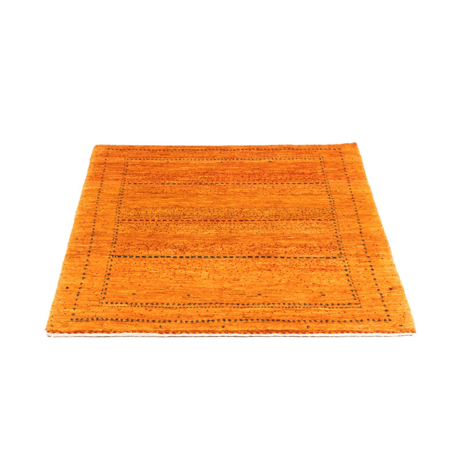 Gabbeh Teppich - Loribaft Perser - 98 x 81 cm - gold