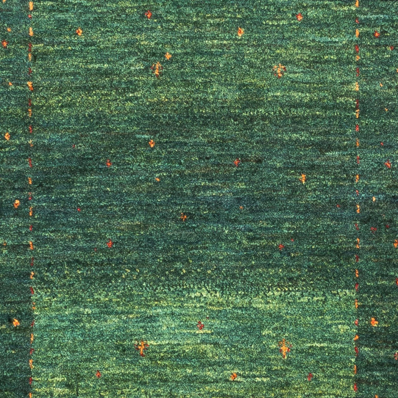 Gabbeh Teppich - Loribaft Perser - 119 x 86 cm - grün