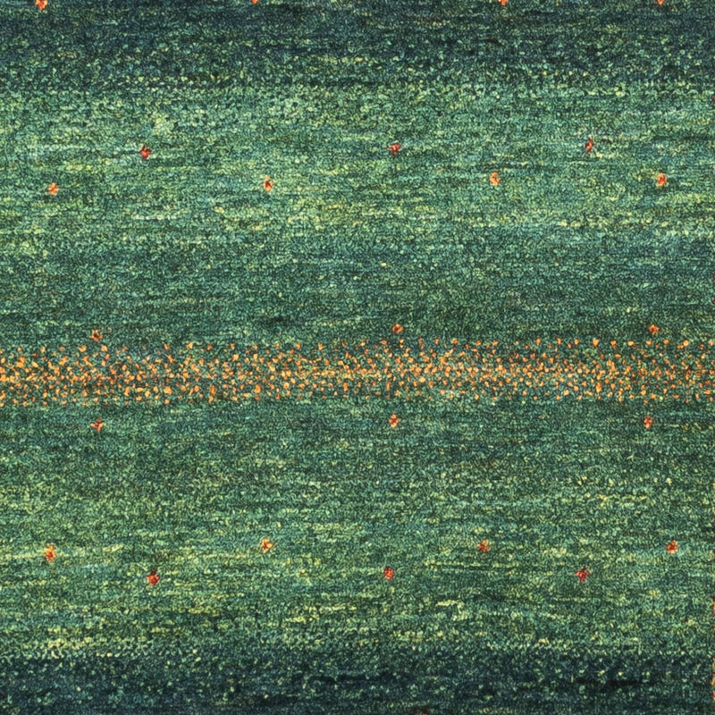 Gabbeh Teppich - Loribaft Perser - 127 x 86 cm - grün