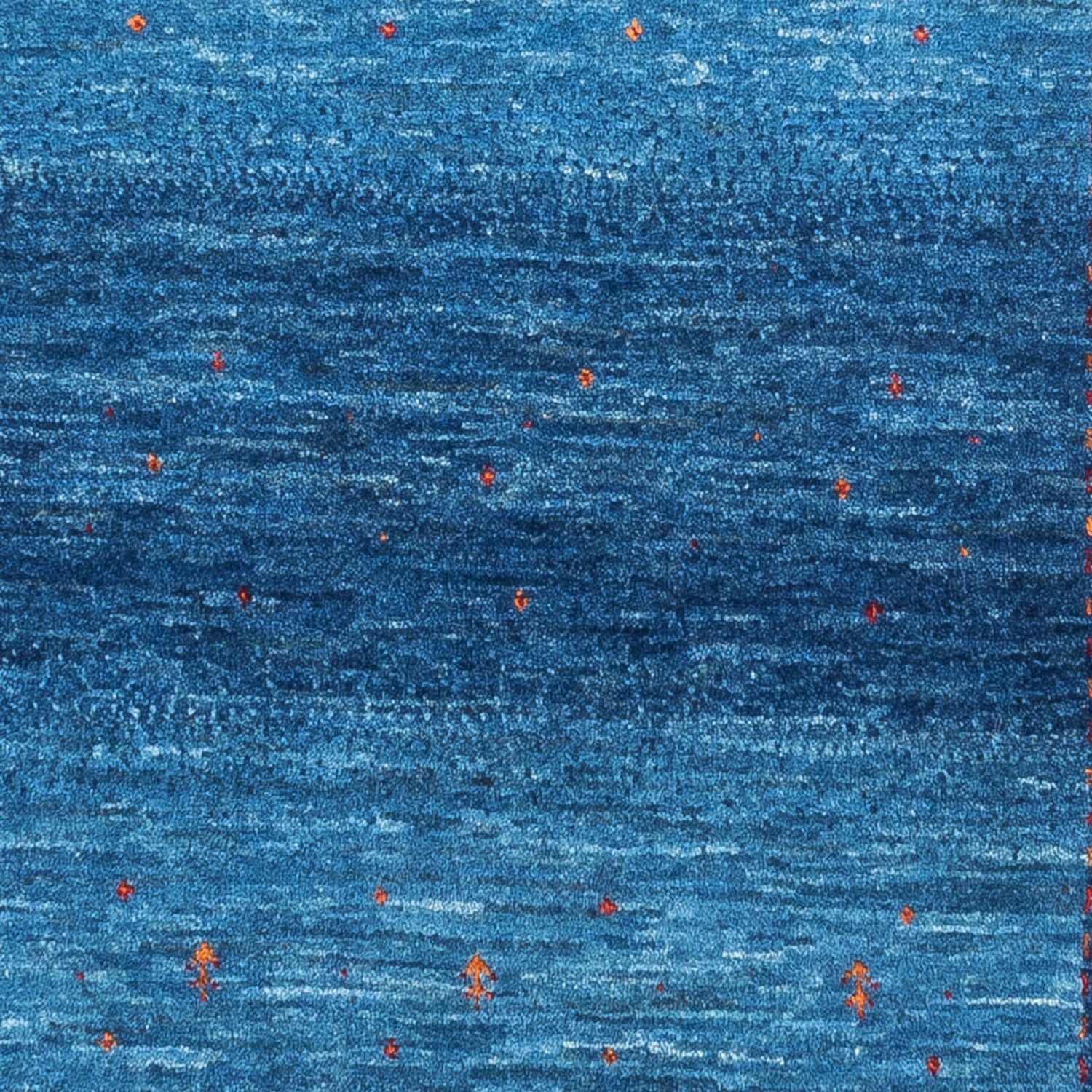 Gabbeh Teppich - Loribaft Perser - 135 x 93 cm - blau