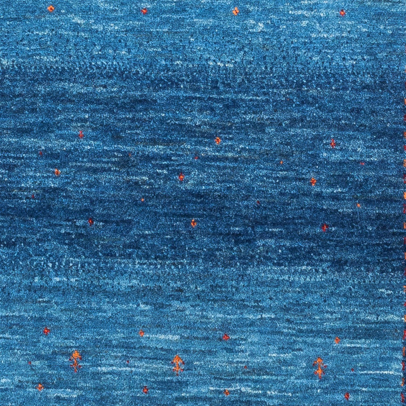 Gabbeh Teppich - Loribaft Perser - 135 x 93 cm - blau
