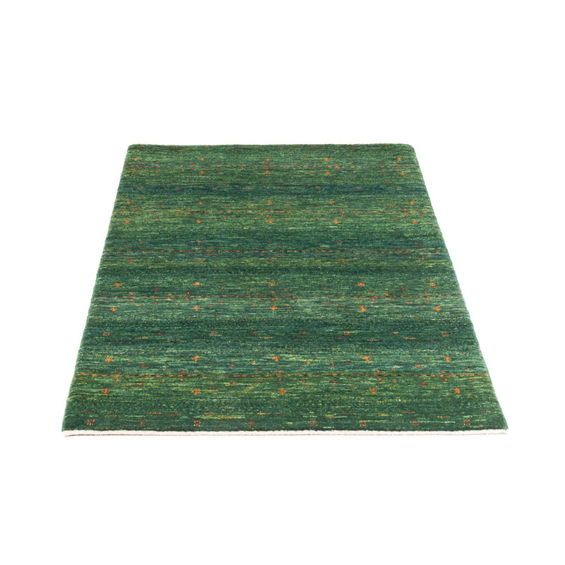 Gabbeh Teppich - Loribaft Perser - 127 x 82 cm - grün
