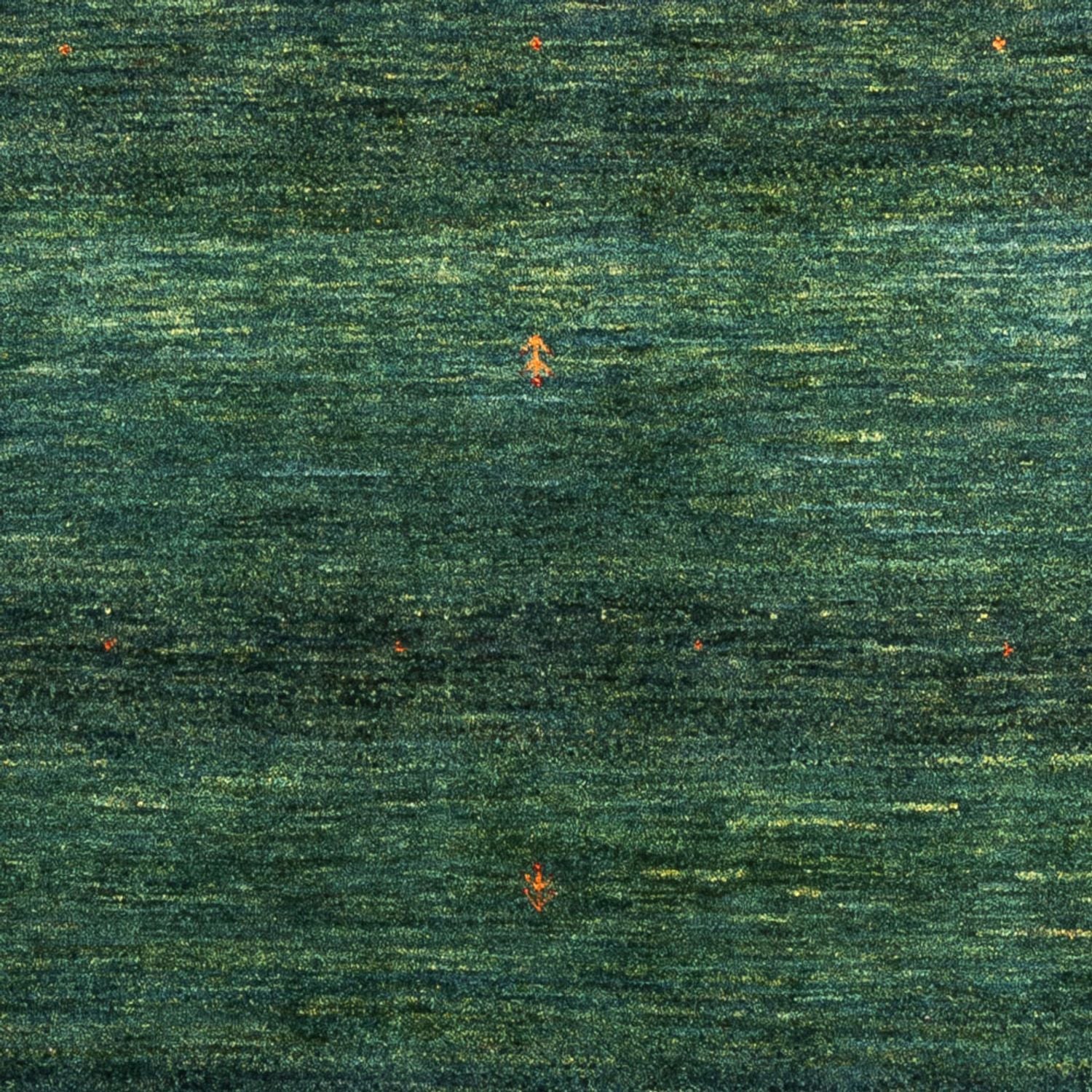 Gabbeh Teppich - Loribaft Perser - 162 x 132 cm - grün