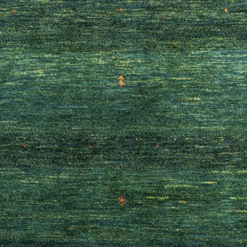 Gabbeh Teppich - Loribaft Perser - 162 x 132 cm - grün
