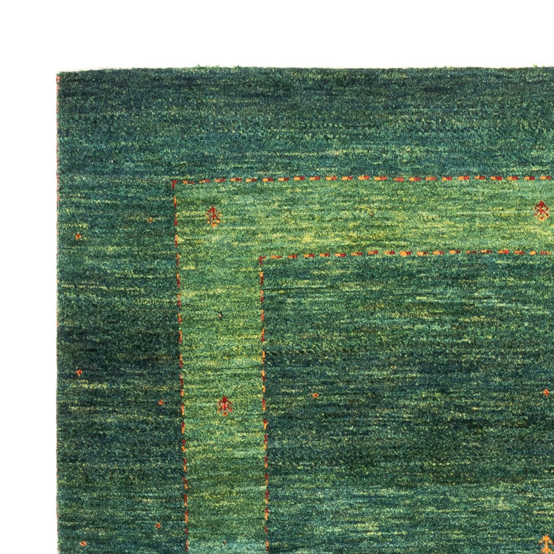 Gabbeh Teppich - Loribaft Perser - 162 x 132 cm - grün