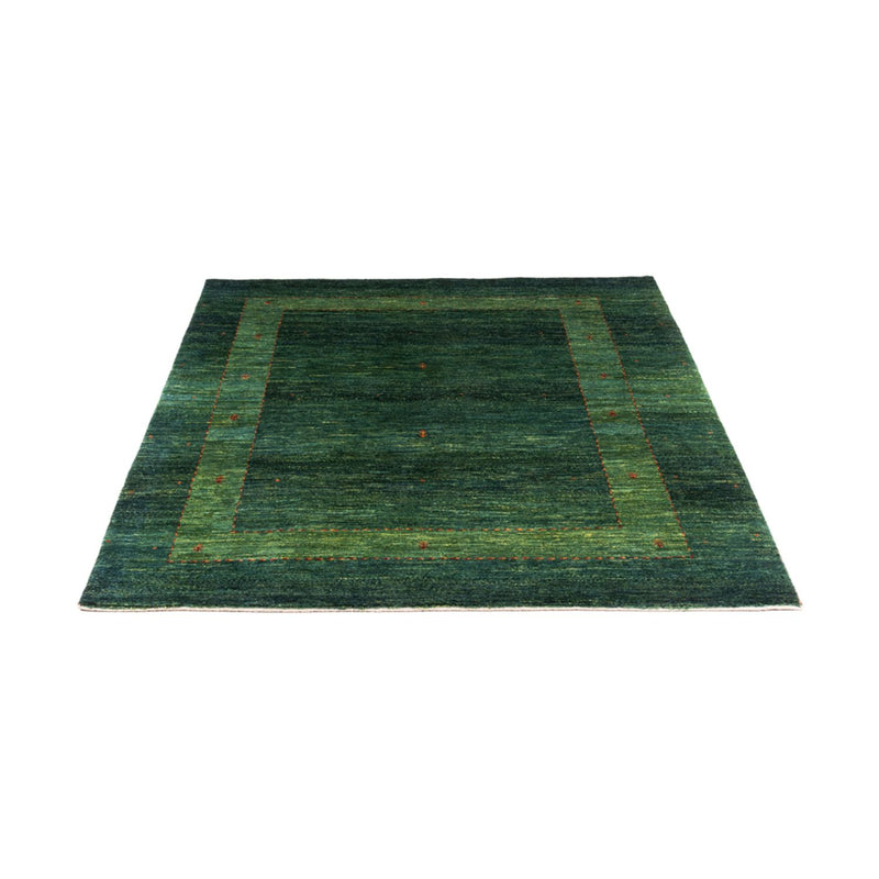 Gabbeh Teppich - Loribaft Perser - 162 x 132 cm - grün
