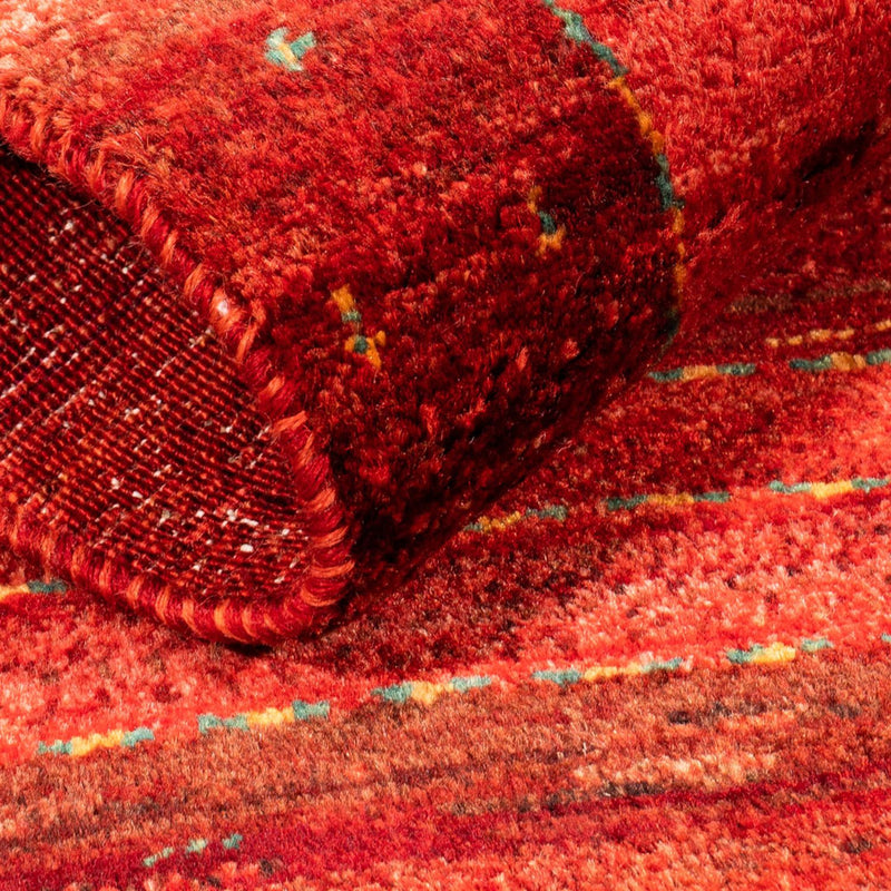 Gabbeh Teppich - Loribaft Perser - 117 x 75 cm - rot