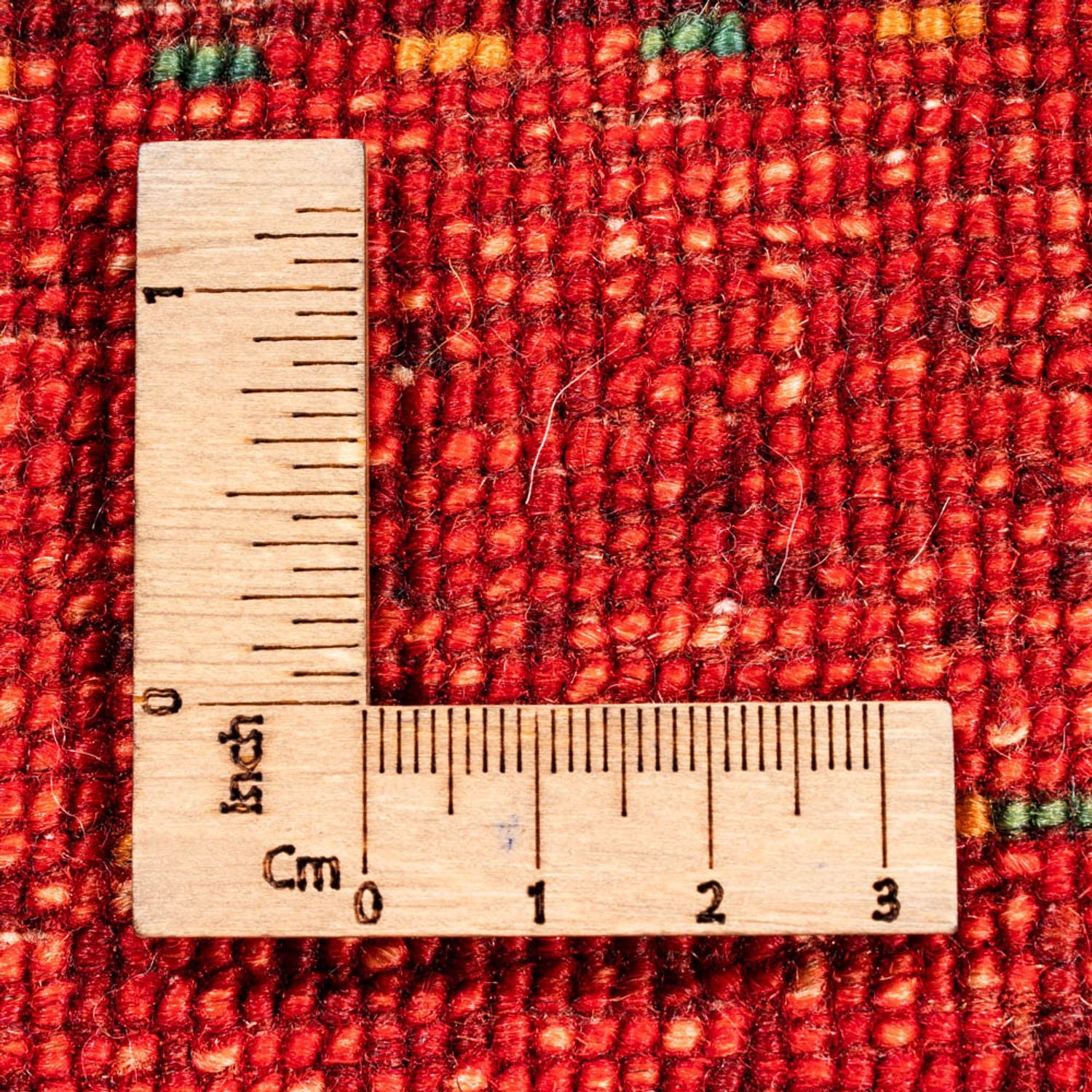 Gabbeh Teppich - Loribaft Perser - 117 x 75 cm - rot