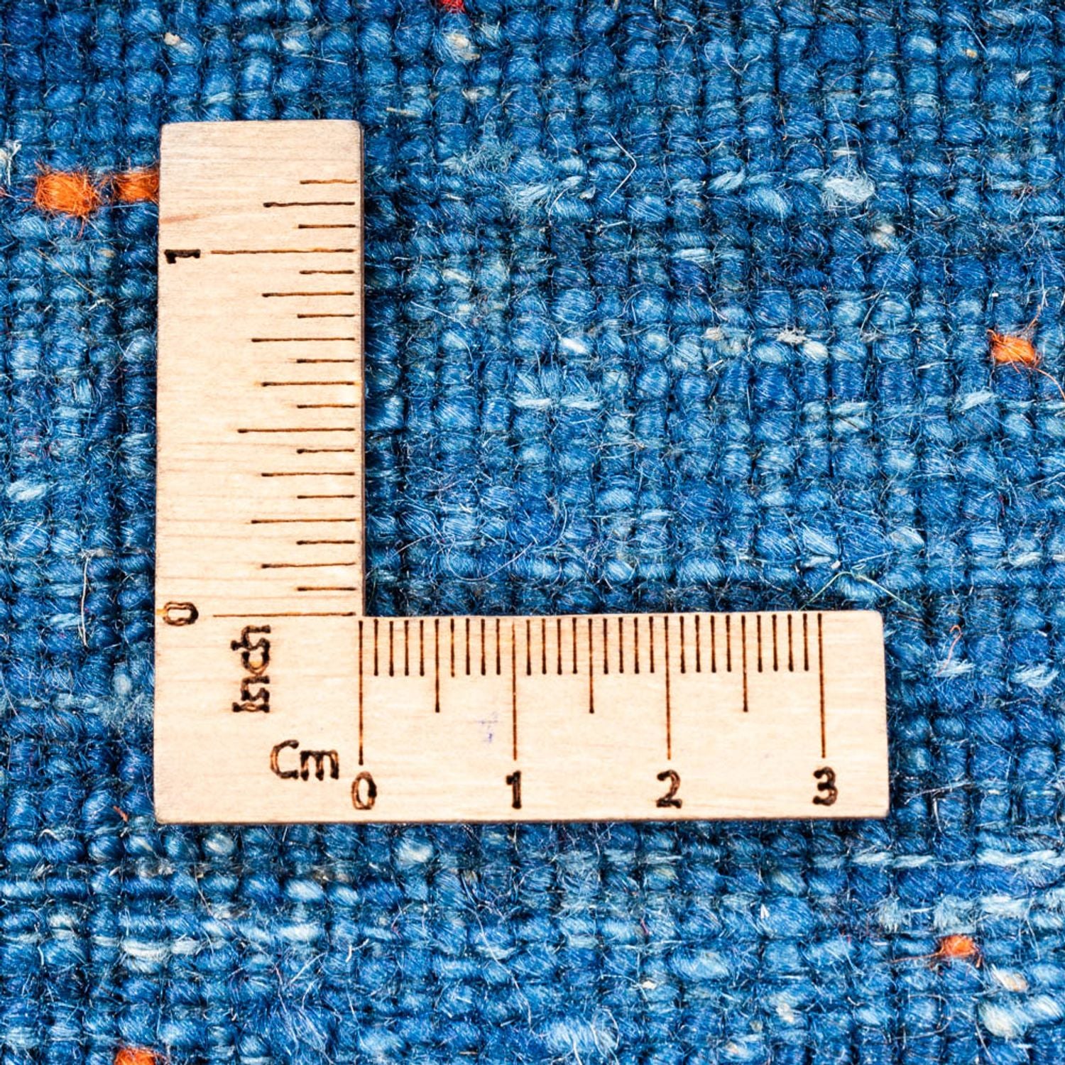 Gabbeh Teppich - Loribaft Perser - 130 x 100 cm - blau