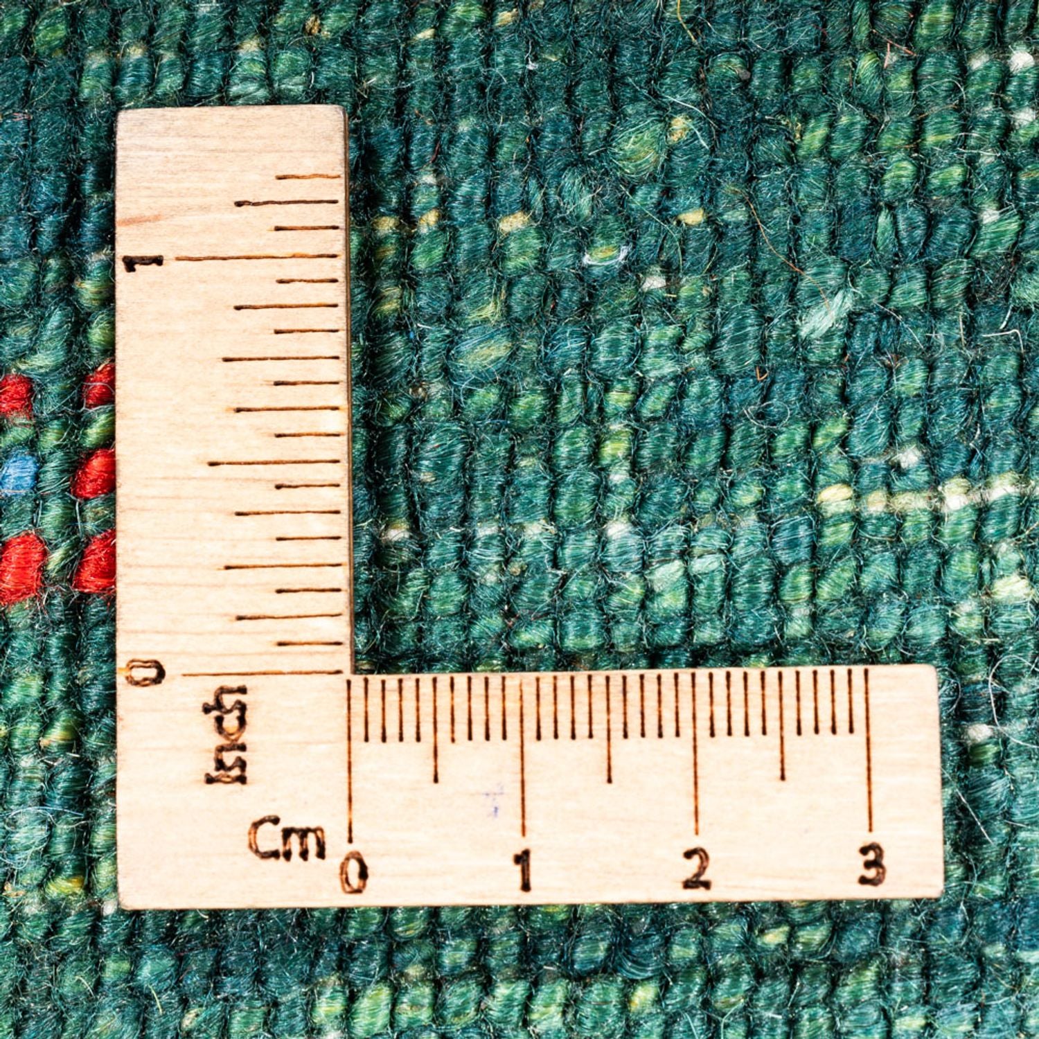 Gabbeh Teppich - Loribaft Perser - 145 x 93 cm - grün