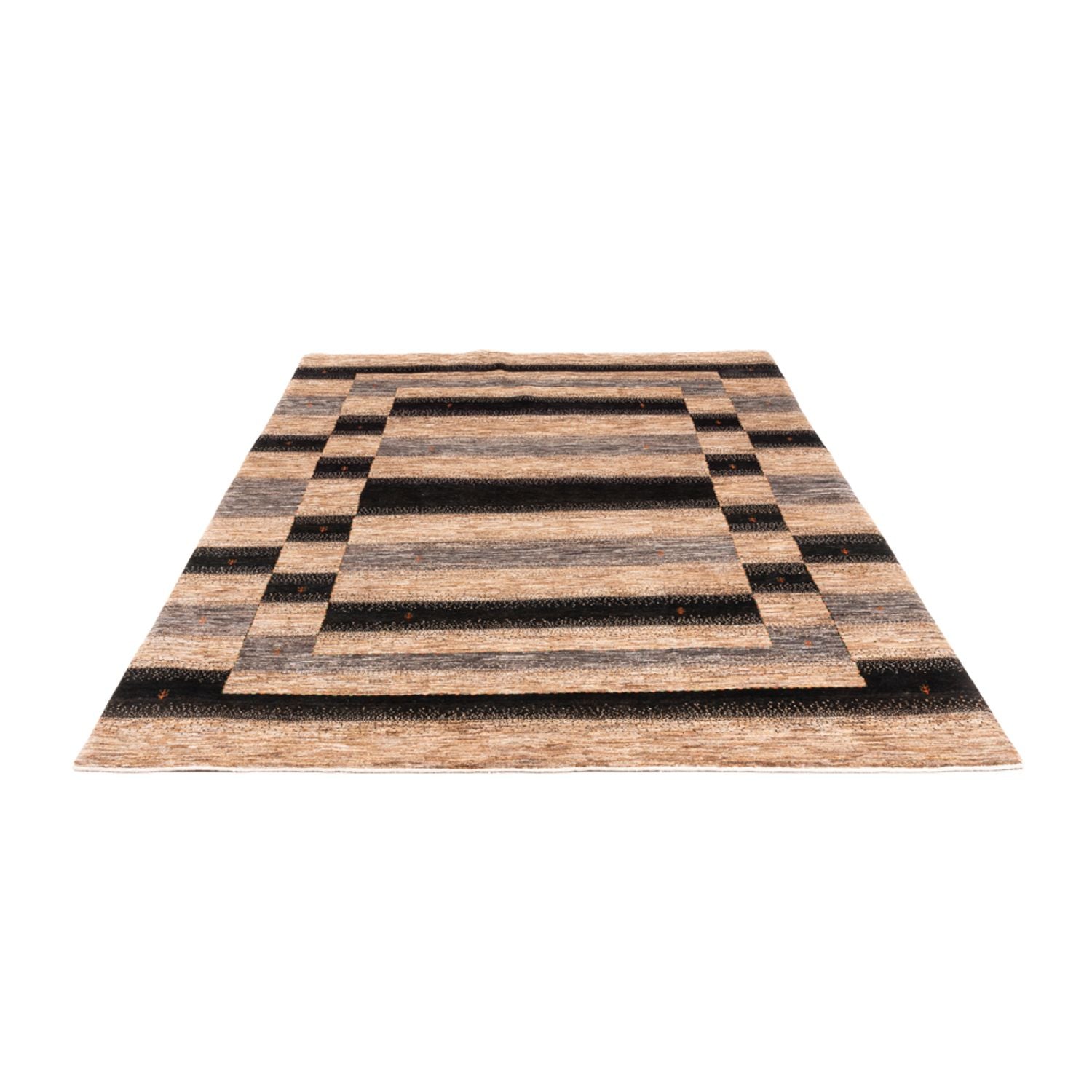 Gabbeh Teppich - Loribaft Perser - 247 x 173 cm - grau