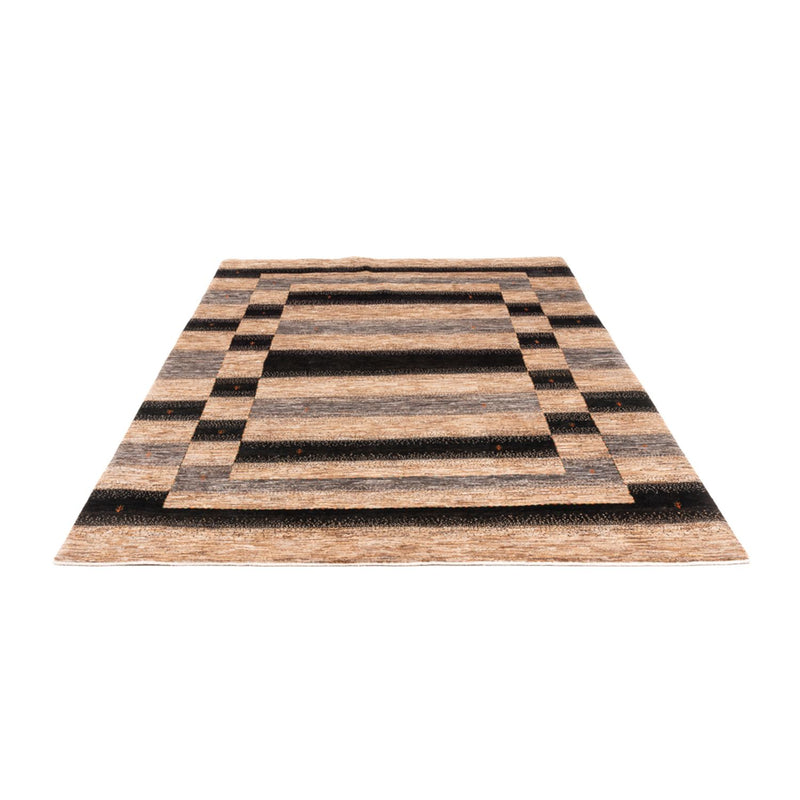 Gabbeh Teppich - Loribaft Perser - 247 x 173 cm - grau