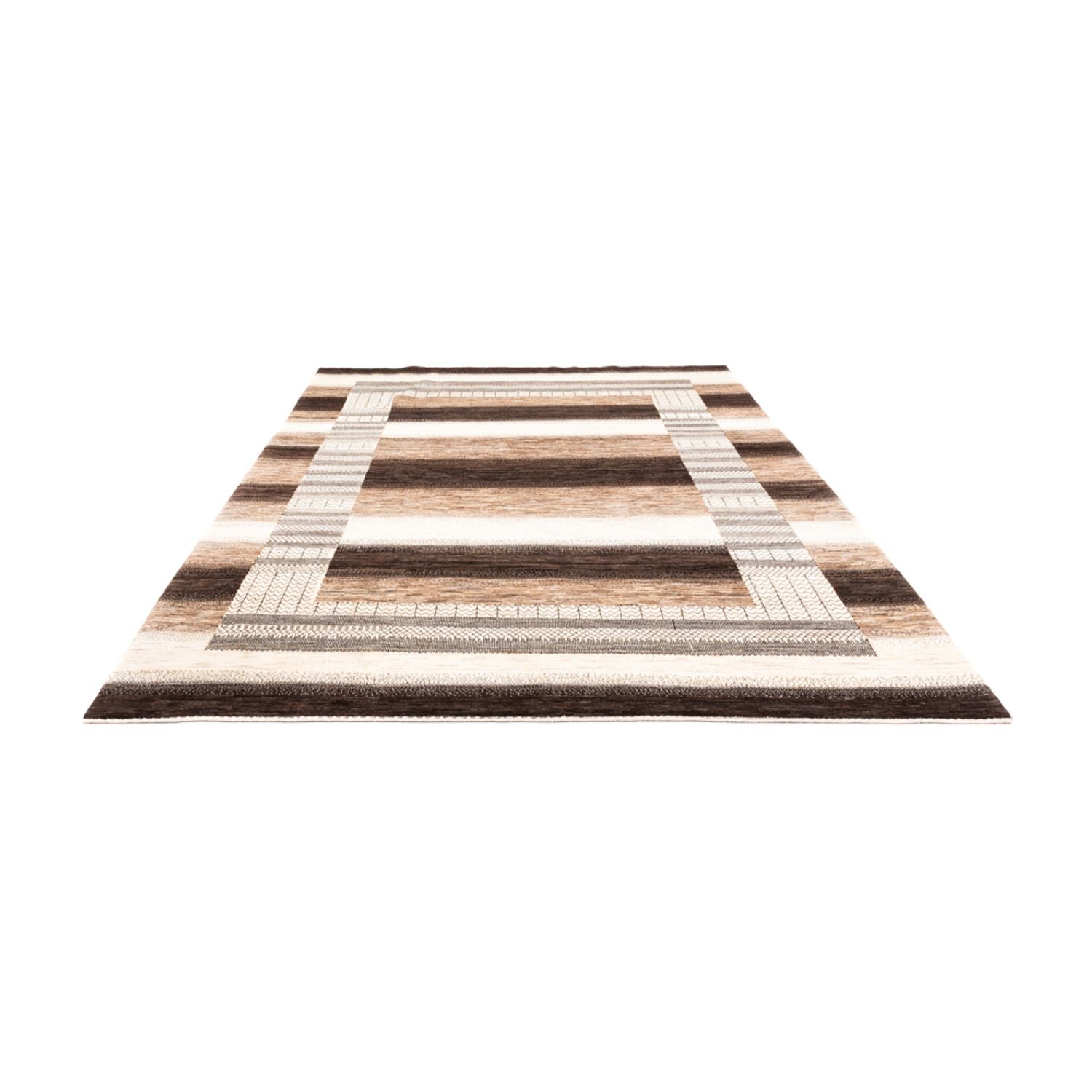 Gabbeh Teppich - Loribaft Perser - 323 x 227 cm - natur