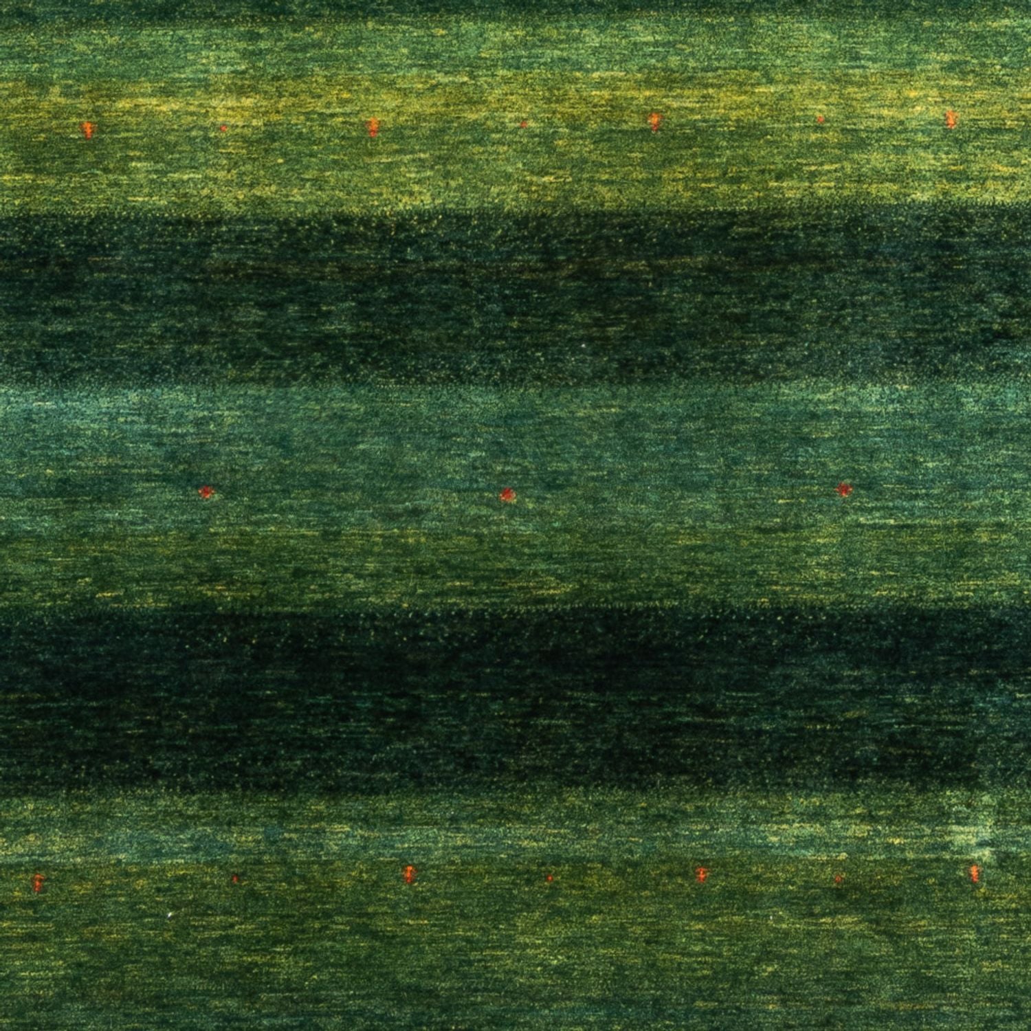 Gabbeh Teppich - Loribaft Perser - 309 x 226 cm - grün