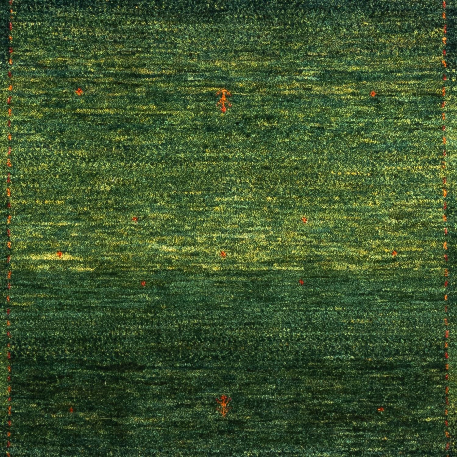 Gabbeh Teppich - Loribaft Perser - 182 x 128 cm - grün