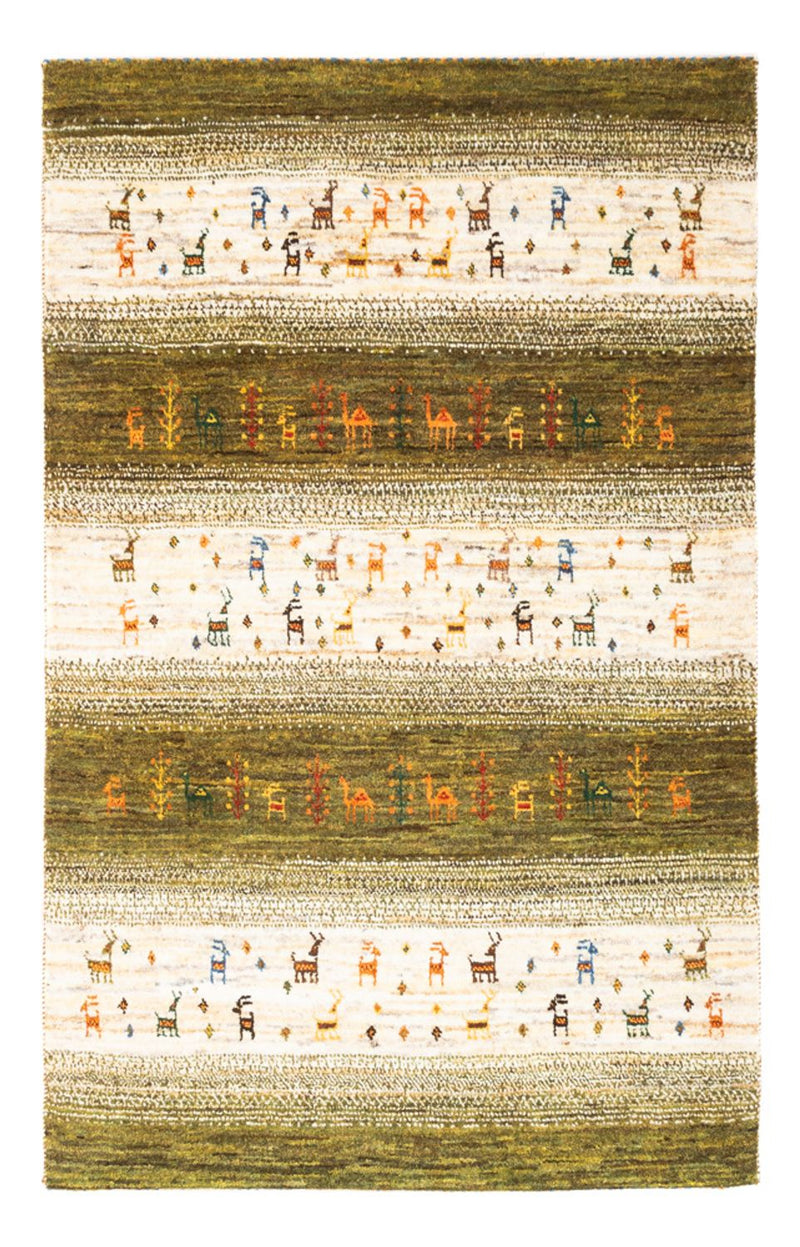 Gabbeh Teppich - Loribaft Perser - 138 x 85 cm - mehrfarbig