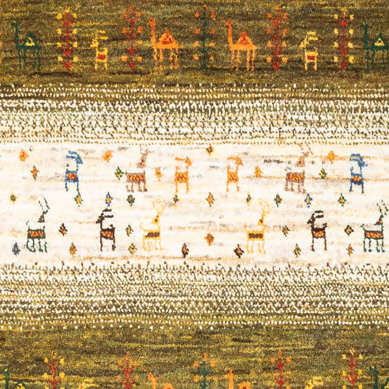Gabbeh Teppich - Loribaft Perser - 138 x 85 cm - mehrfarbig