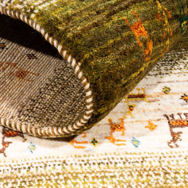 Gabbeh Teppich - Loribaft Perser - 138 x 85 cm - mehrfarbig
