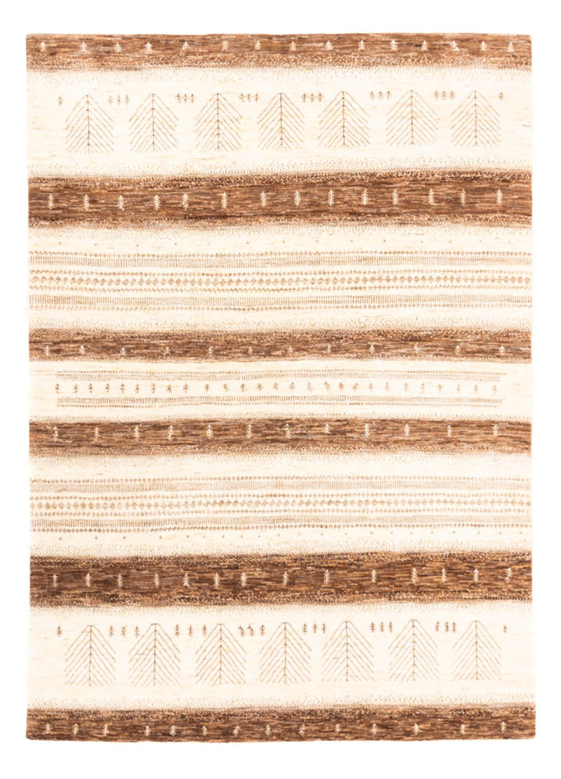 Gabbeh Teppich - Loribaft Perser - 251 x 182 cm - natur
