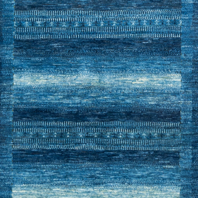 Gabbeh Teppich - Loribaft Perser - 255 x 177 cm - blau