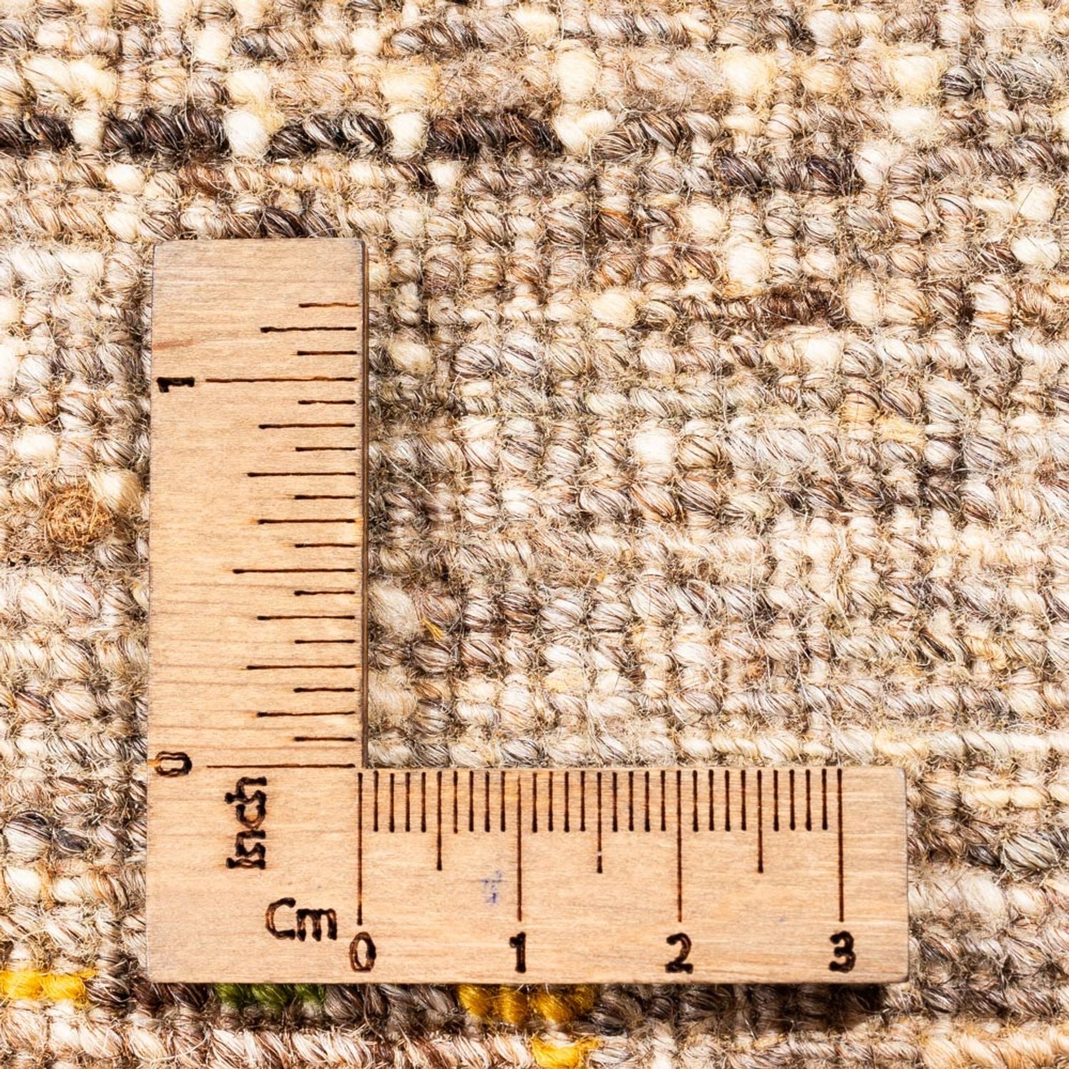 Gabbeh Teppich - Loribaft Perser - 252 x 174 cm - natur