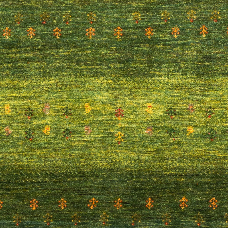 Gabbeh Teppich - Loribaft Perser - 175 x 123 cm - grün