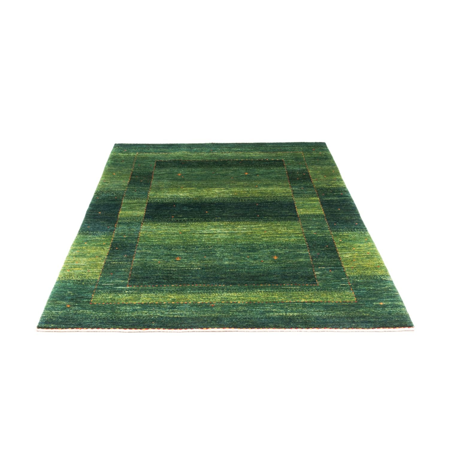 Gabbeh Teppich - Loribaft Perser - 187 x 127 cm - grün