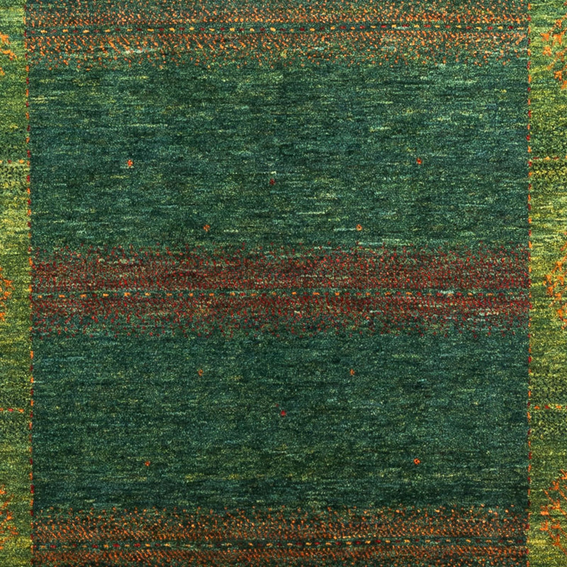 Gabbeh Teppich - Loribaft Perser - 190 x 132 cm - grün
