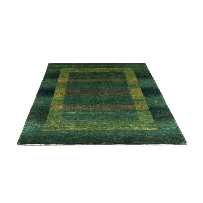 Gabbeh Teppich - Loribaft Perser - 190 x 132 cm - grün