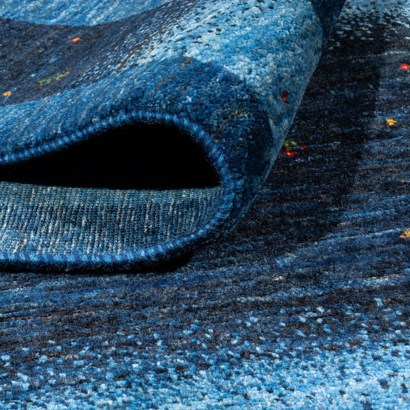 Gabbeh Teppich - Loribaft Perser - 256 x 180 cm - blau