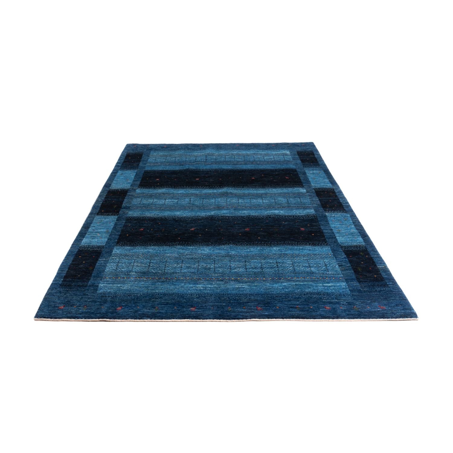 Gabbeh Teppich - Loribaft Perser - 256 x 180 cm - blau